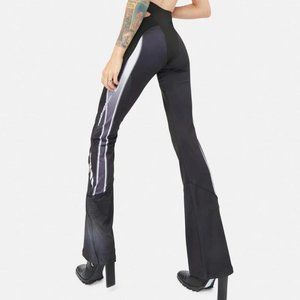 Namilia black racing thong pants